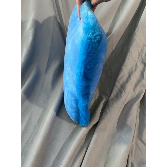 Unipak Plush Toys Blue Pillow 3D Bear Yosemite Mountain Log Cabin Decor 11x12in - Picture 5 of 7